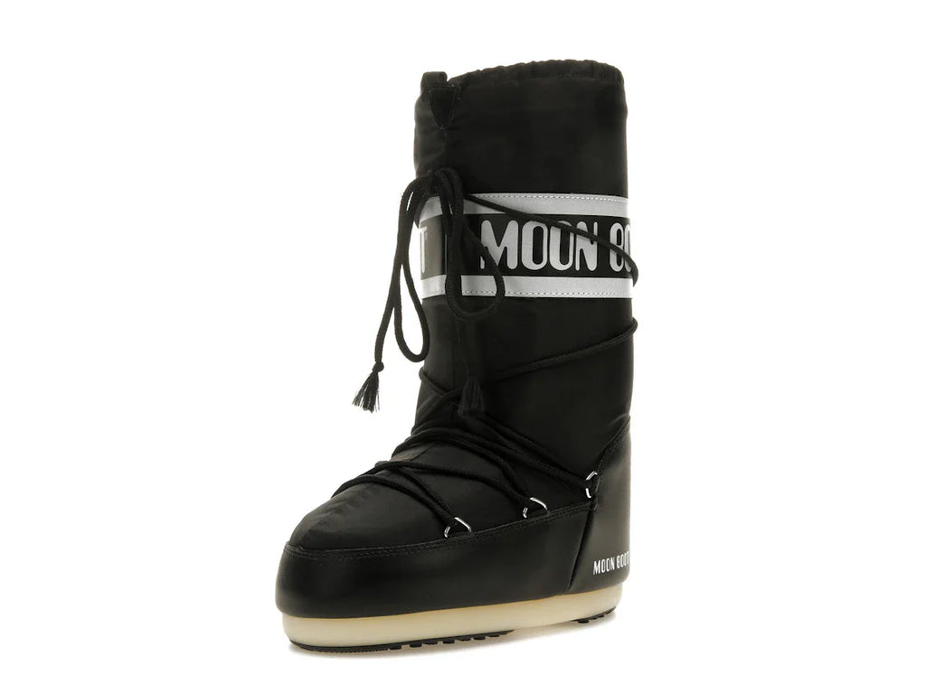 Moon Boot Icon Nylonstiefel Schwarz