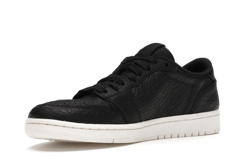 Jordan 1 Retro Low Swooshless Schwarz (2016)