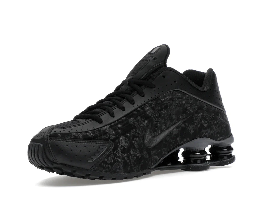 Nike Shox R4 Schwarz mit Blumenmuster (Damen)