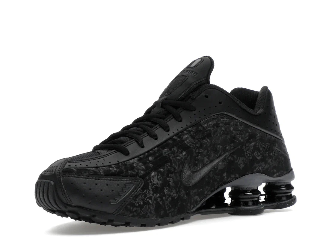 Nike Shox R4 Schwarz mit Blumenmuster (Damen)