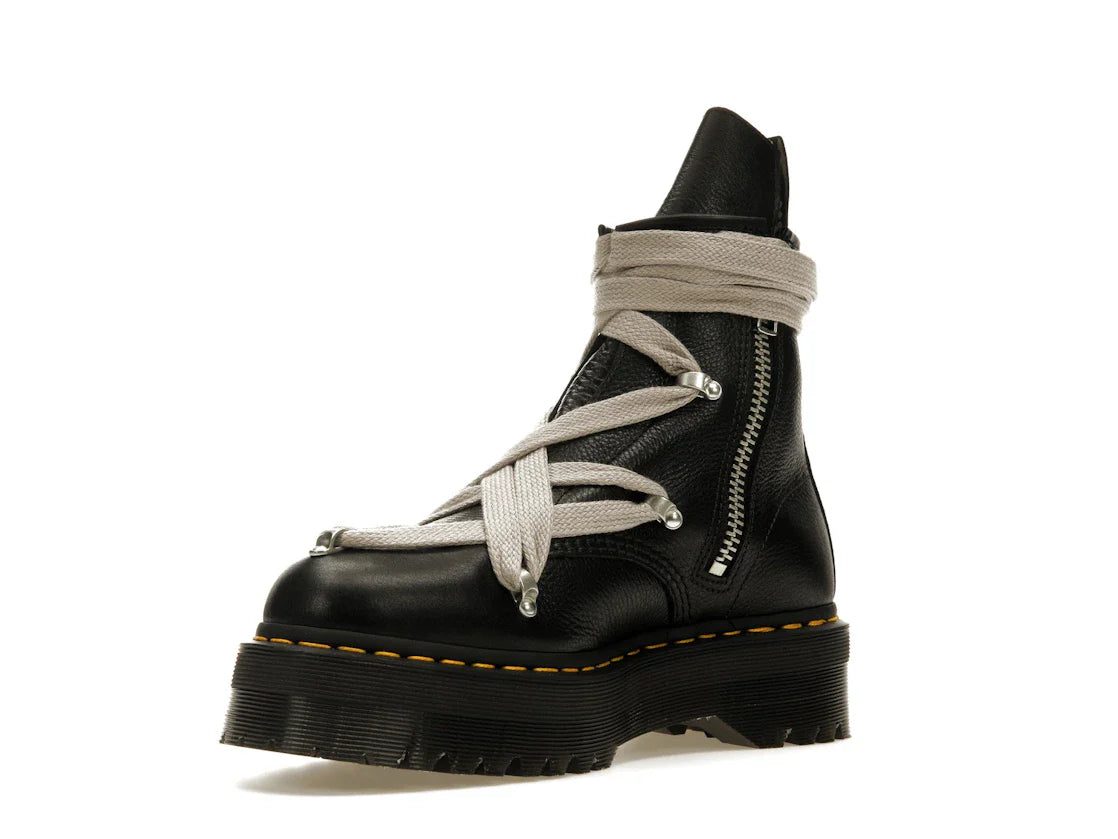 Dr. Martens 1460 Quad Ledersohle Pentagramm-Schnürstiefel Rick Owens Schwarz