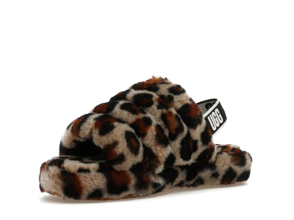 UGG Fluff Yeah Slide Leopard Amphora (Kinder)