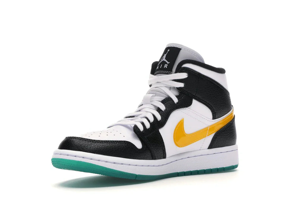Jordan 1 Mid Alternate Swooshes Rot Gelb (Damen)