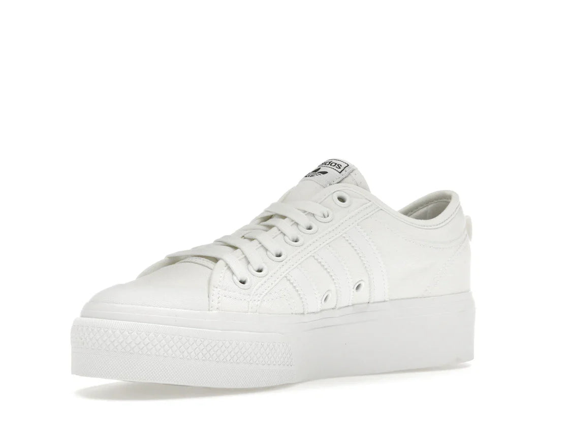 adidas Nizza Platform Triple White (Damen)