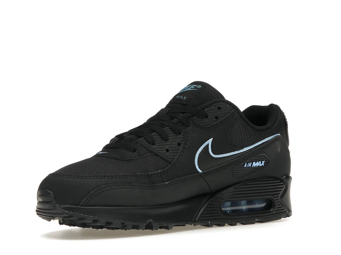 Nike Air Max 90 Schwarz Universitätsblau