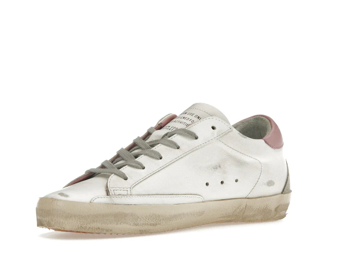 Golden Goose Super-Star Weiß Hellrosa (Damen)