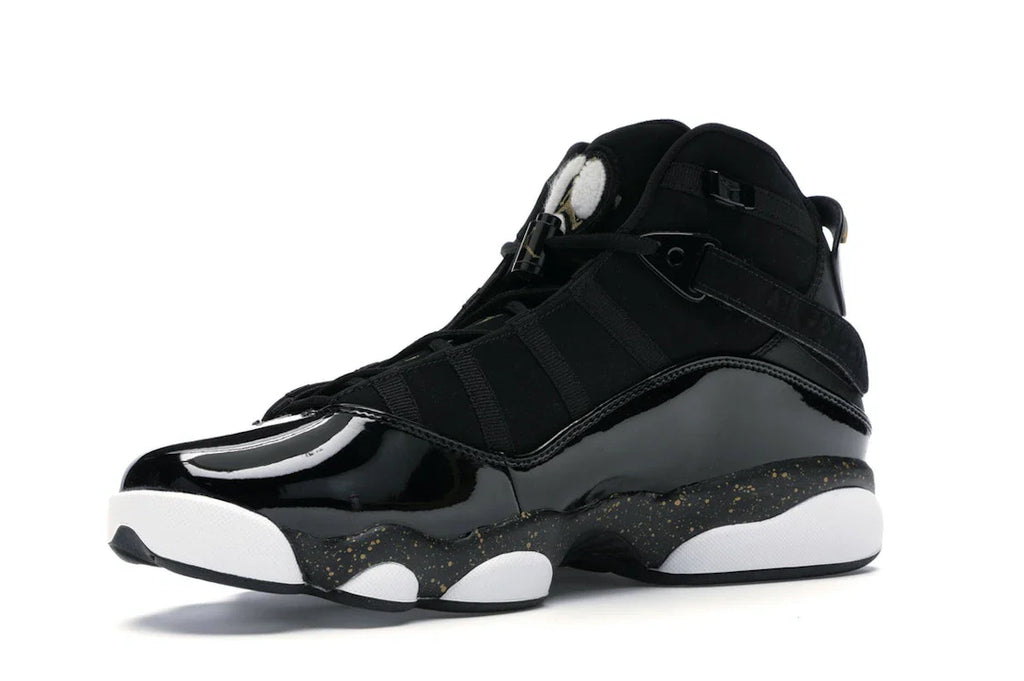 Jordan 6 Rings Schwarz Metallic Gold Weiß