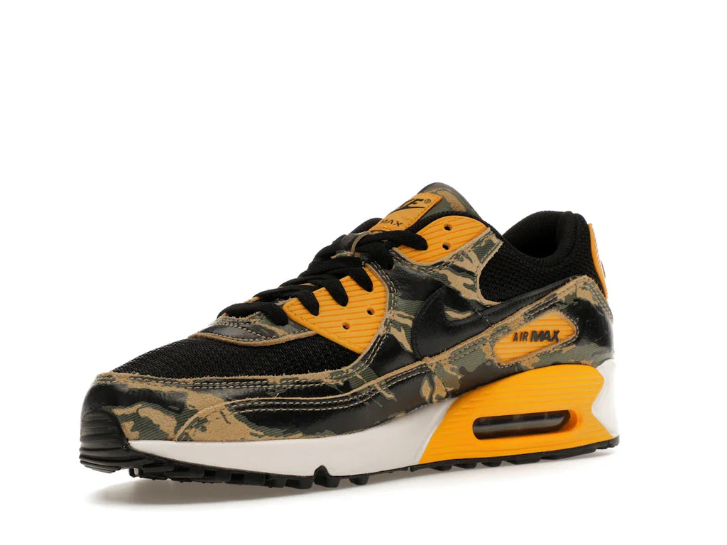 Nike Air Max 90 Premium Schwarz University Gold Camo