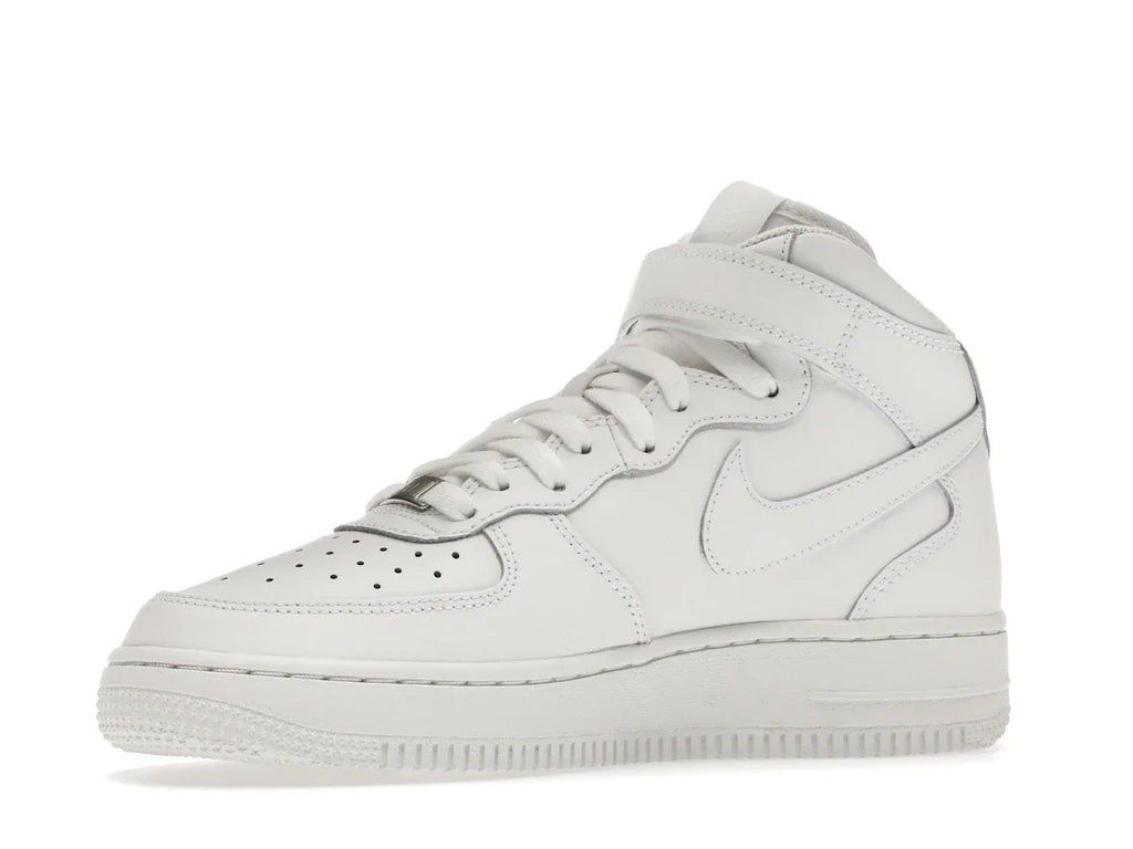 Nike Air Force 1 Mid LE Triple White (GS)