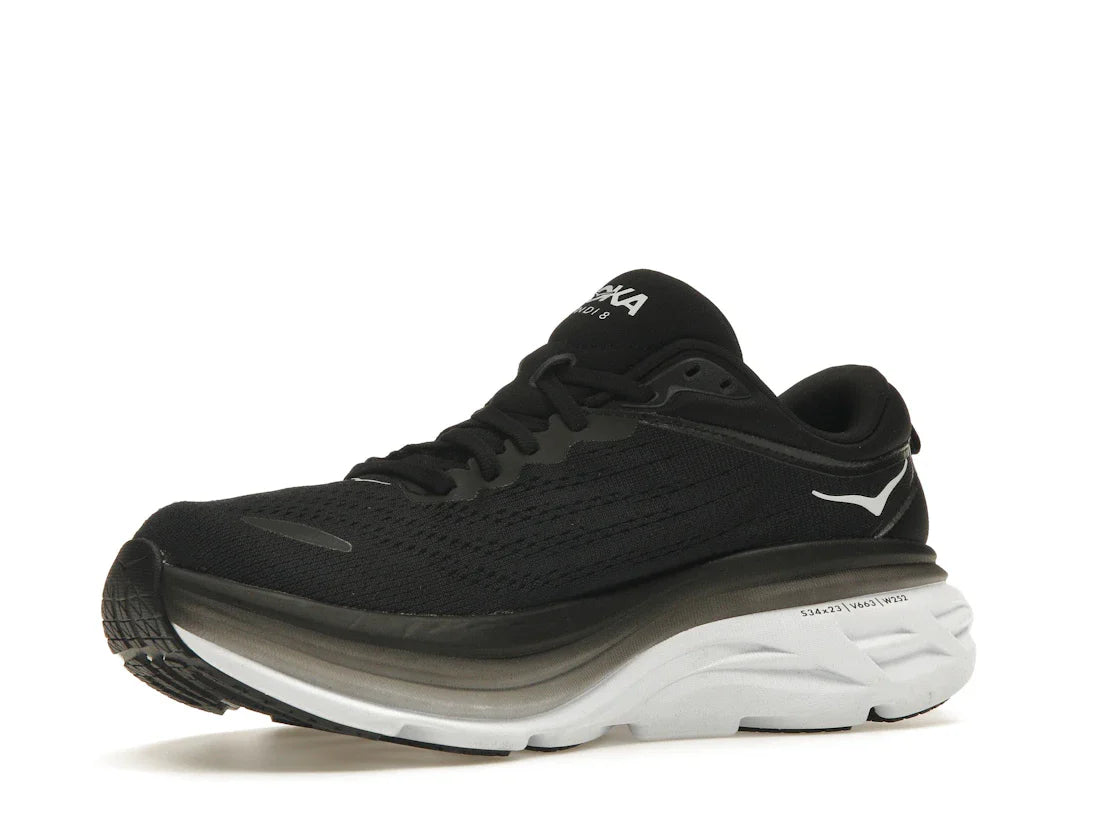 Hoka One One Bondi 8 Schwarz Weiß (Damen)
