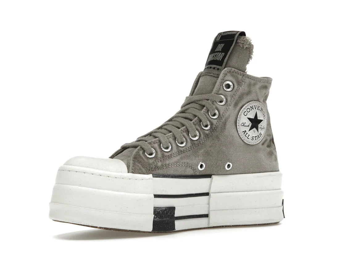 Converse DBL DRKSTAR Chuck Taylor All Star 70 Hi Rick Owens DRKSHDW Overdye Concrete
