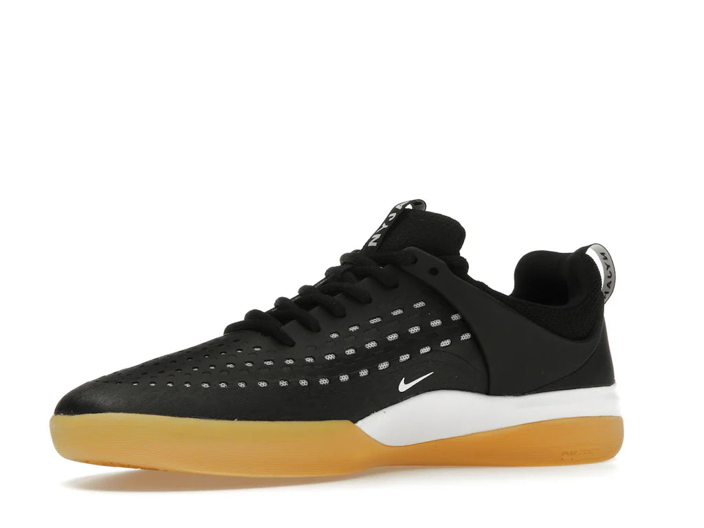 Nike SB Zoom Nyjah 3 Schwarz Weiß Gummi
