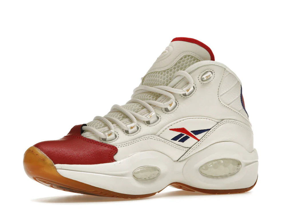 Reebok Question Mid Weiß Rot Blau