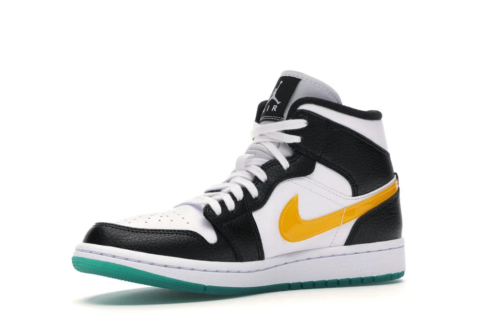 Jordan 1 Mid Alternate Swooshes Rot Gelb (Damen)