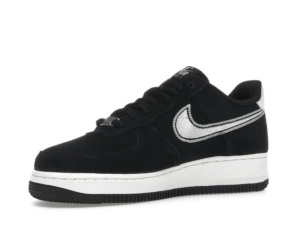 Nike Air Force 1 Low '07 LV8 Black Sail mit gesticktem Swoosh
