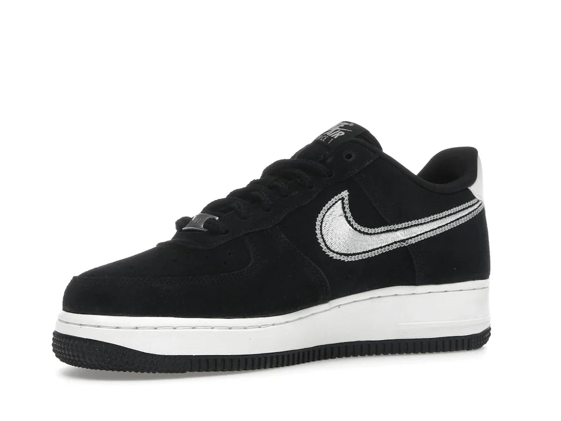 Nike Air Force 1 Low '07 LV8 Black Sail mit gesticktem Swoosh
