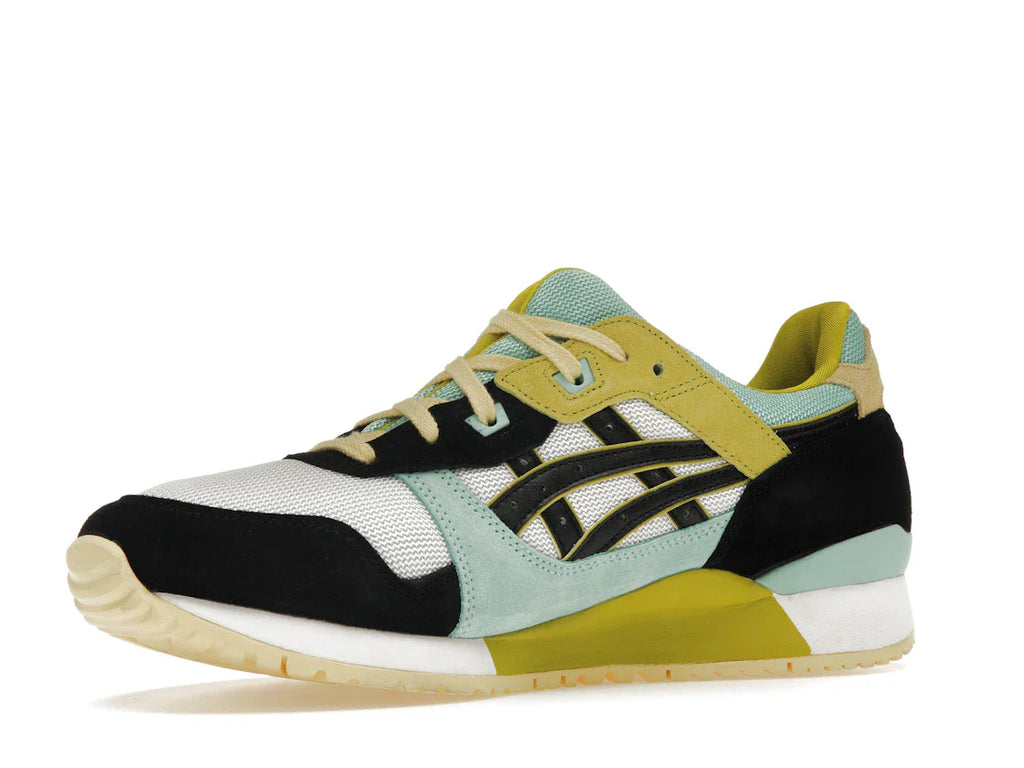 ASICS Gel-Lyte III OG Weiß Schwarz Moosgrün Blau