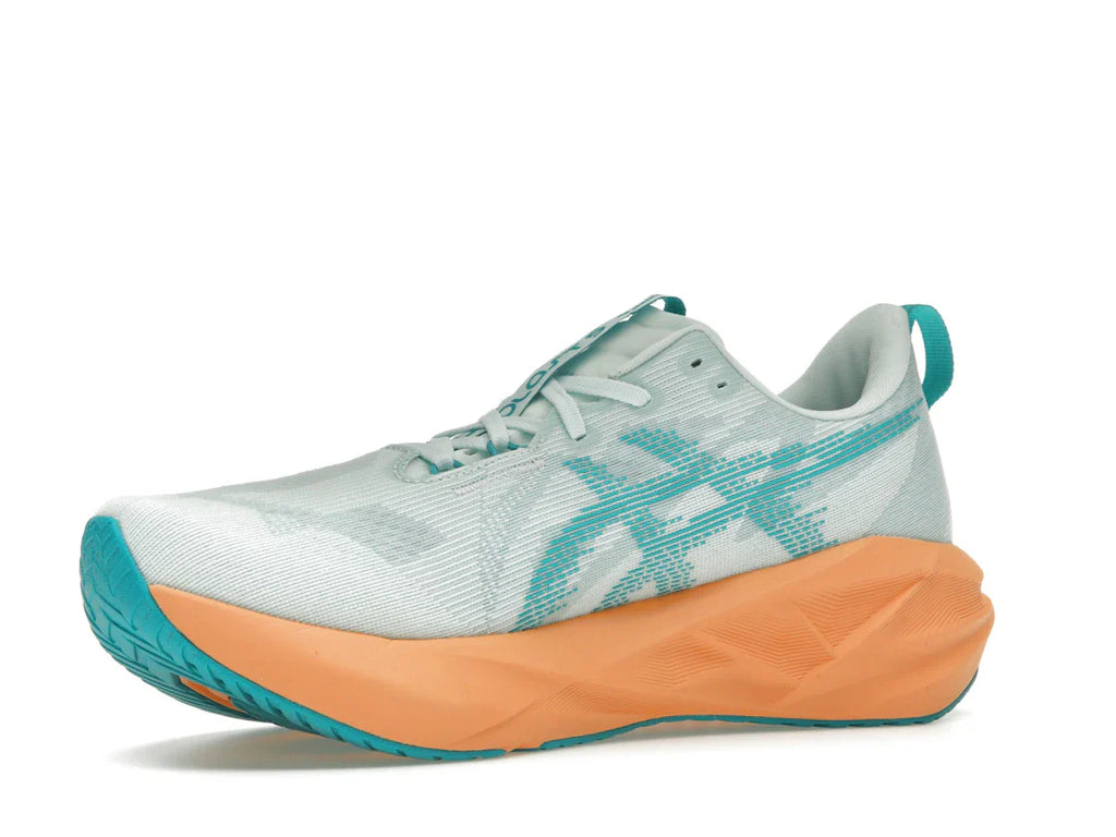 ASICS Novablast 5 Beruhigende Meereswellen-Türkis-Orange