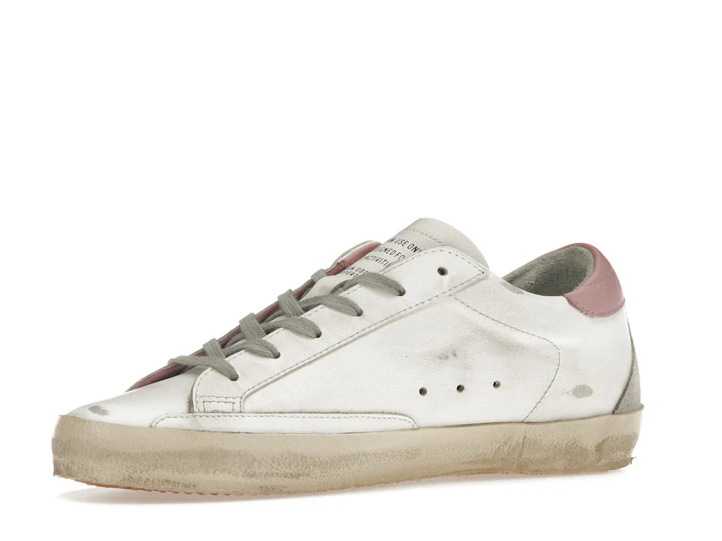 Golden Goose Super-Star Weiß Hellrosa (Damen)