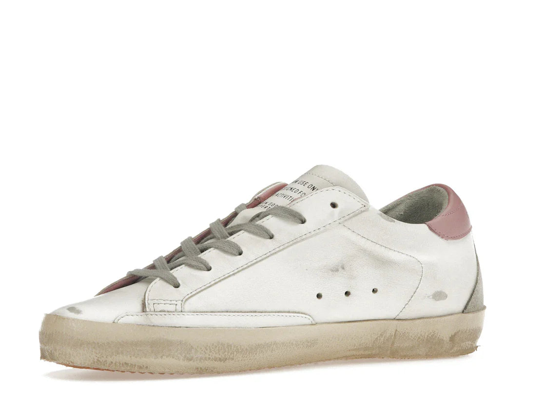 Golden Goose Super-Star Weiß Hellrosa (Damen)