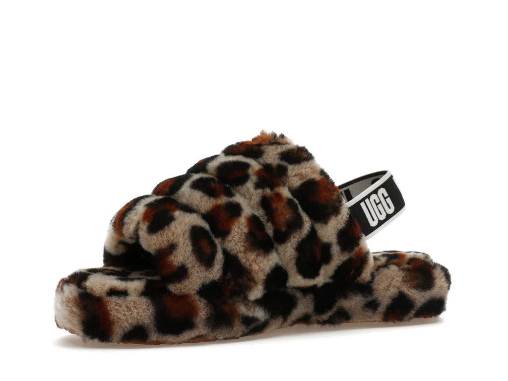 UGG Fluff Yeah Slide Leopard Amphora (Kinder)