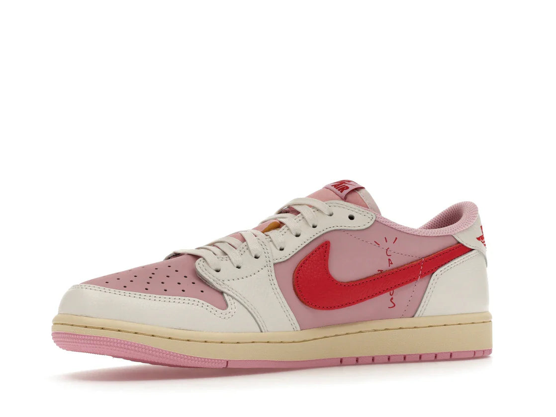 Jordan 1 Retro Low OG SP Travis Scott Sail Tropical Pink