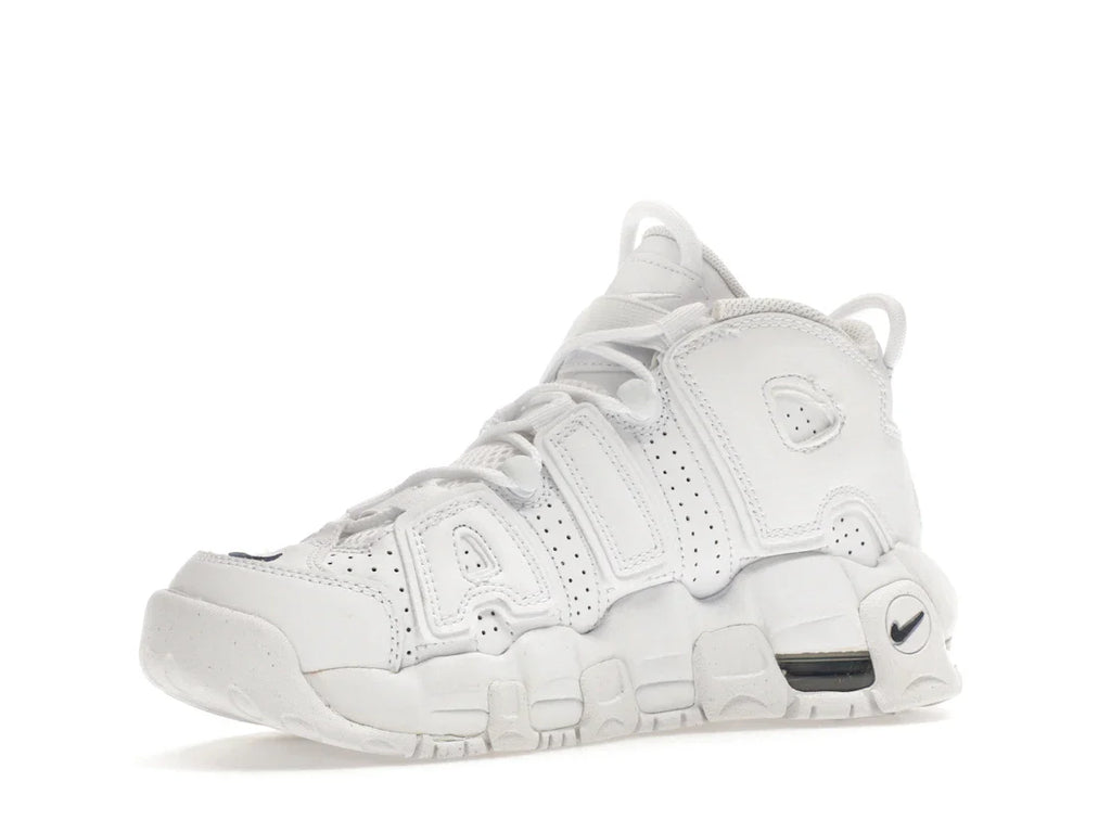 Nike Air More Uptempo Weiß Mitternachtsblau (GS)