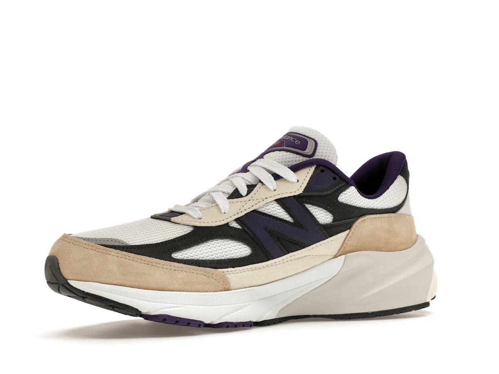 New Balance 990v6 MiUSA Teddy Santis Weiß Schwarz Pflaume