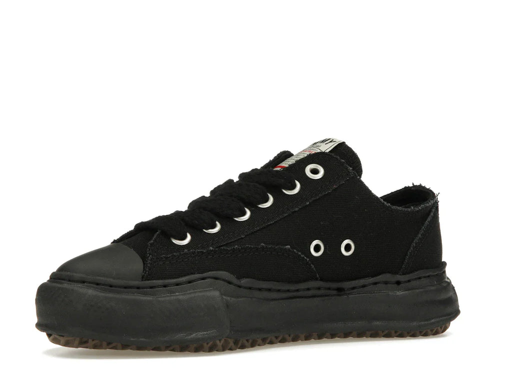 Maison Mihara Yasuhiro Peterson OG Sole Canvas Low Schwarz Schwarz