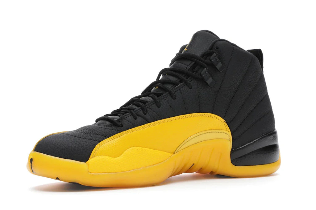 Jordan 12 Retro Schwarz Universitätsgold