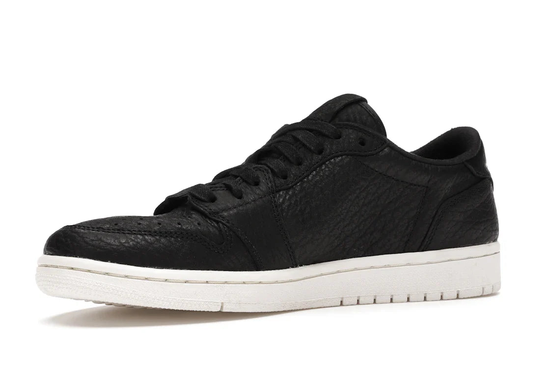 Jordan 1 Retro Low Swooshless Schwarz (2016)