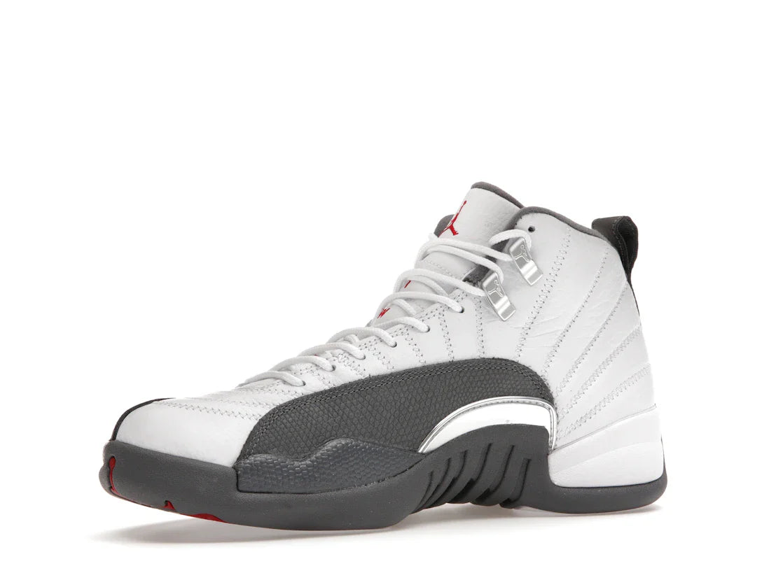 Jordan 12 Retro Weiß Dunkelgrau