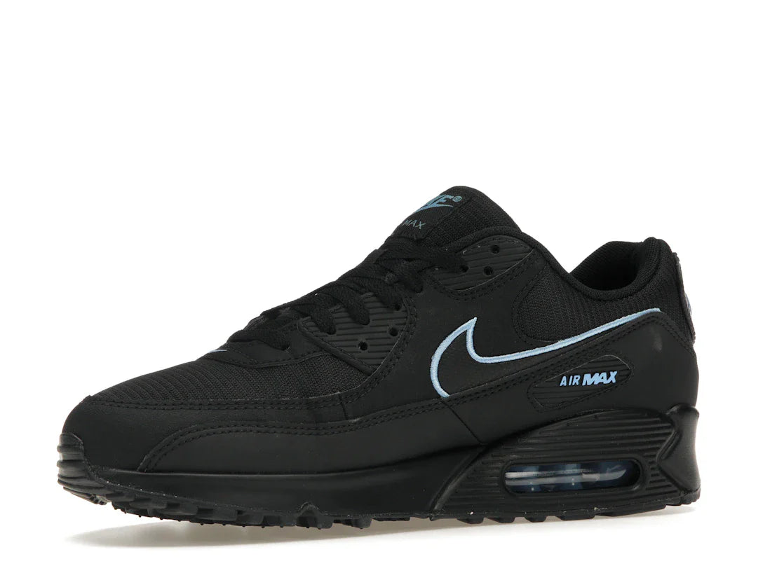 Nike Air Max 90 Schwarz Universitätsblau