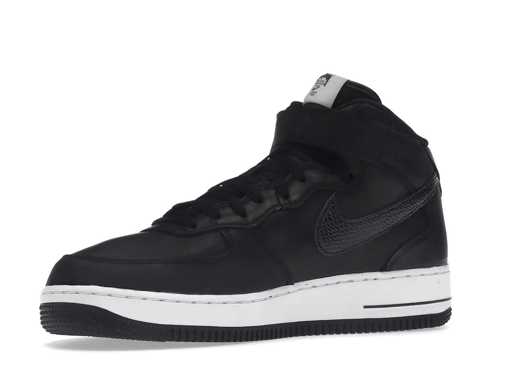 Nike Air Force 1 Mid Stussy Schwarz Weiß