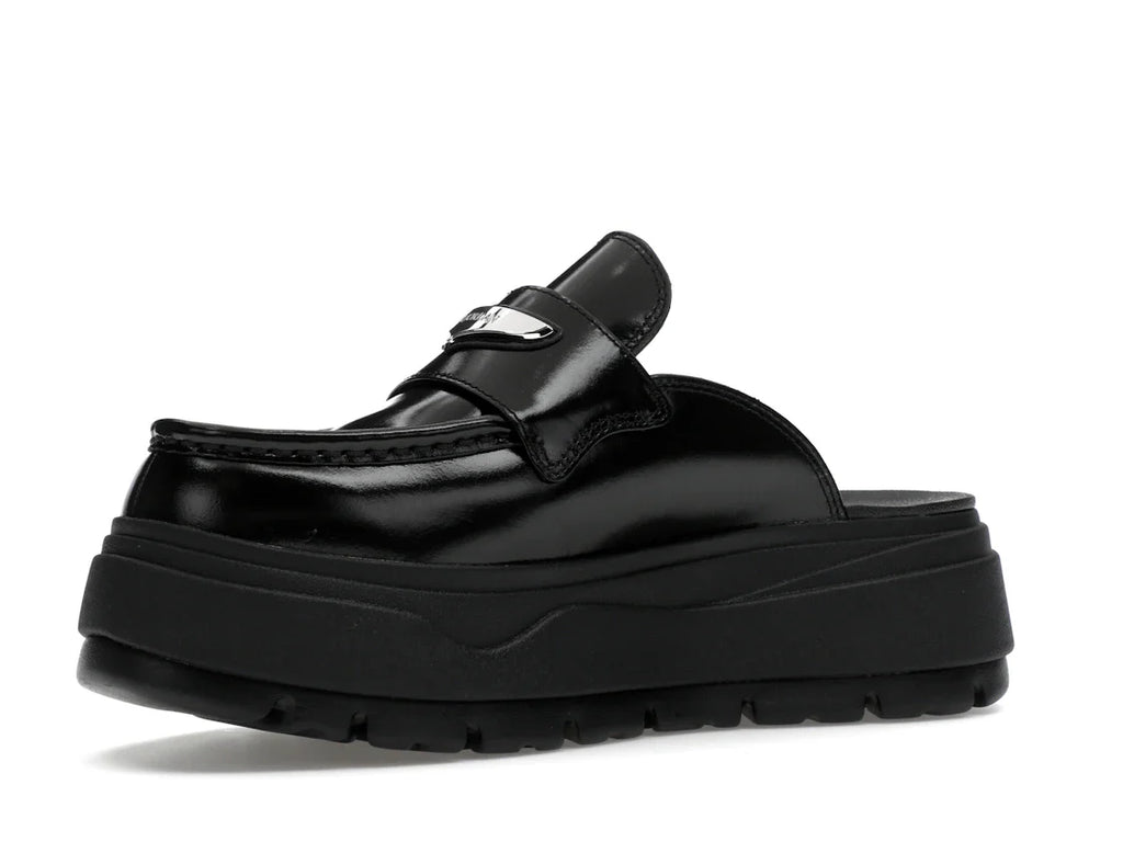 Jordan Mule Schwarz Metallic Silber (Damen)