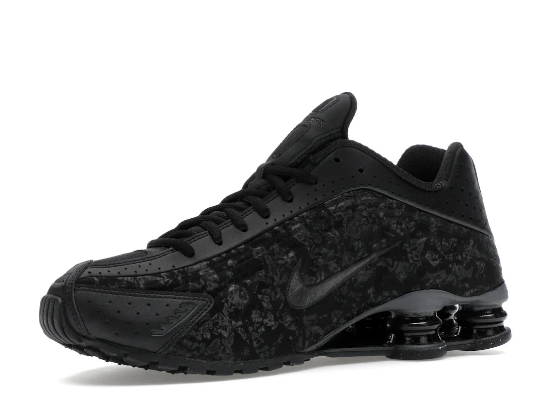 Nike Shox R4 Schwarz mit Blumenmuster (Damen)