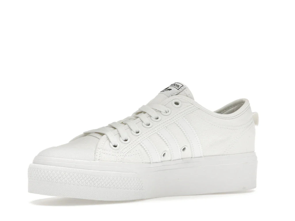 adidas Nizza Platform Triple White (Damen)
