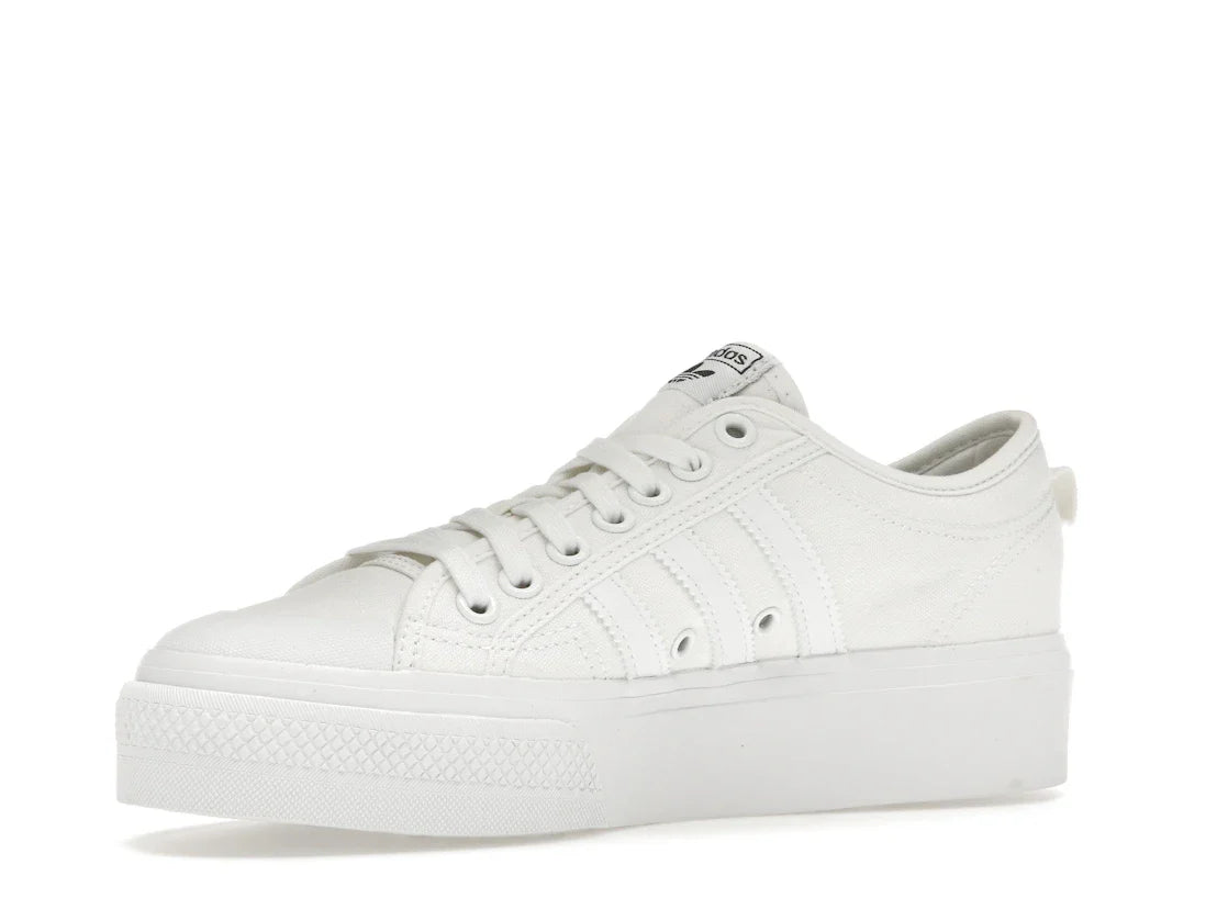 adidas Nizza Platform Triple White (Damen)