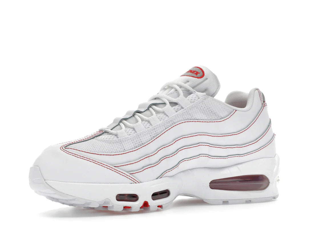 Nike Air Max 95 OG Big Bubble Weiß Universitätsrot