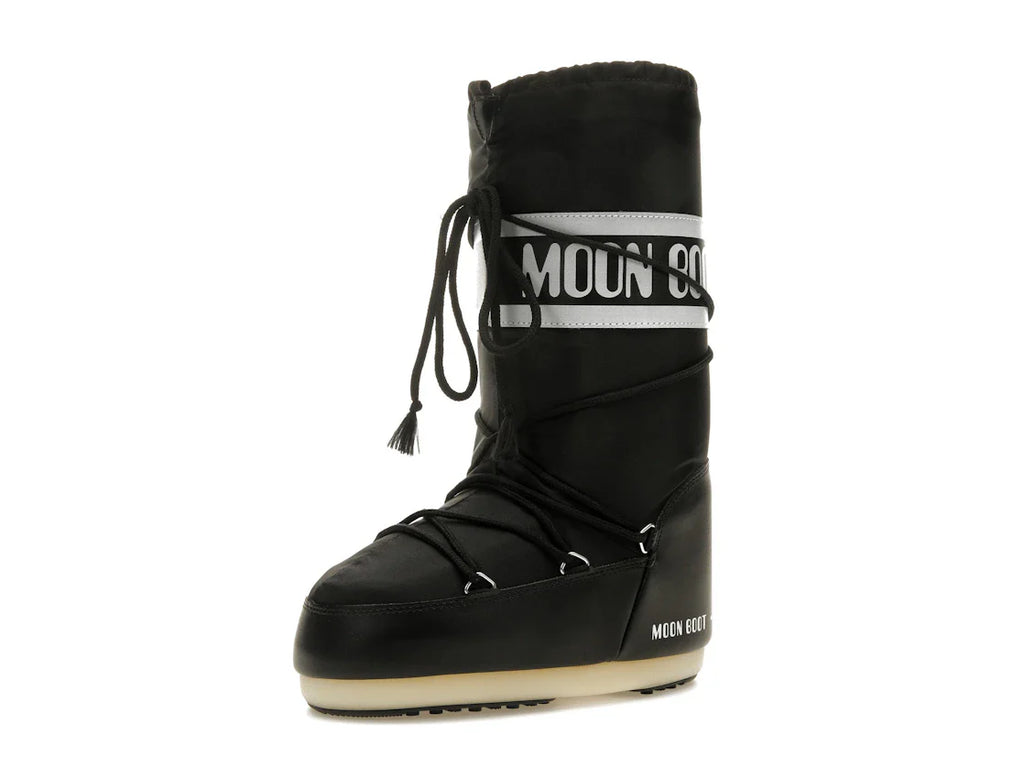 Moon Boot Icon Nylonstiefel Schwarz