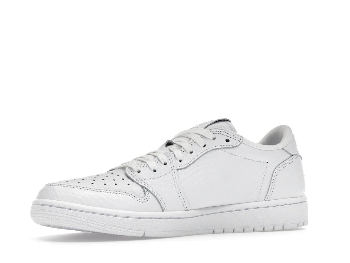 Jordan 1 Retro Low Swooshless Triple White (2025)