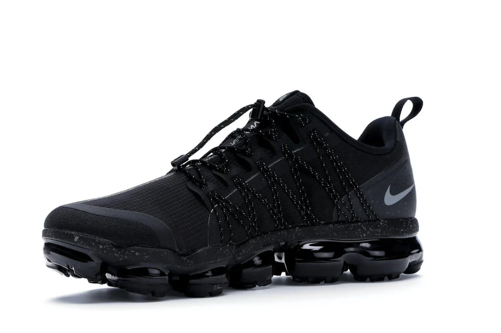 Nike Air VaporMax Run Utility Schwarz Reflektierendes Silber