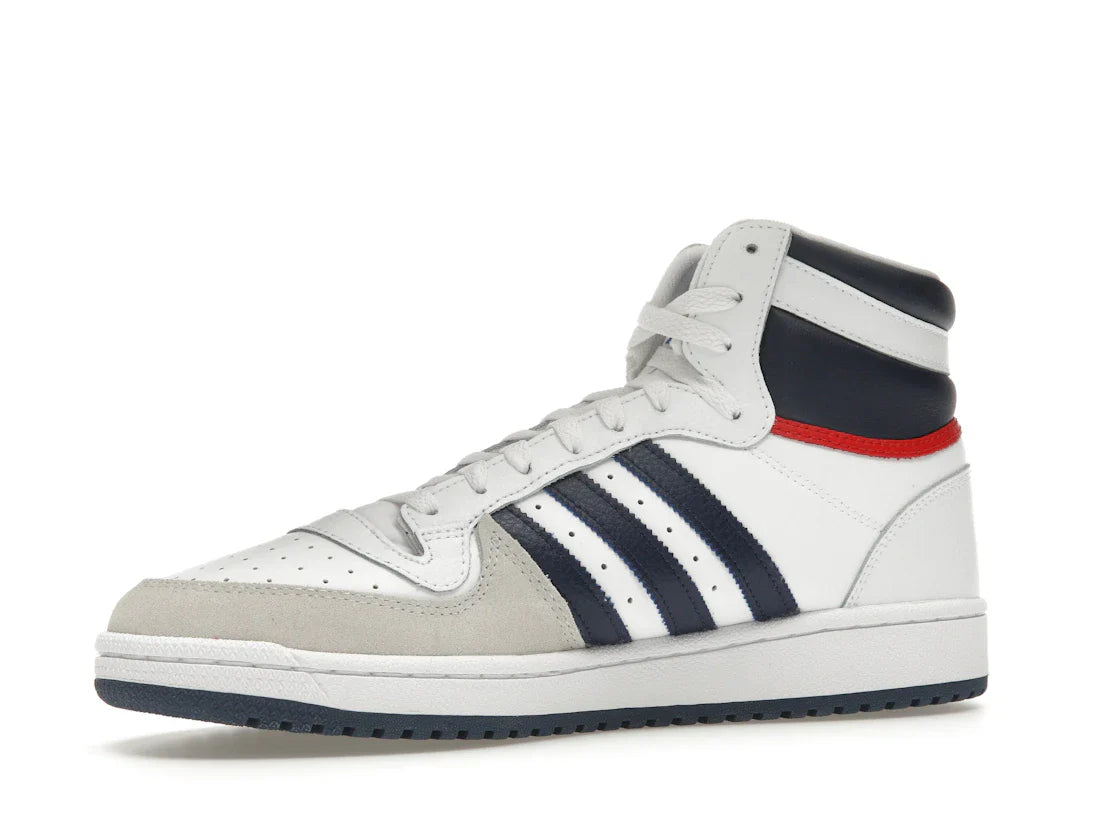 adidas Top Ten Hi Weiß Marineblau Rot