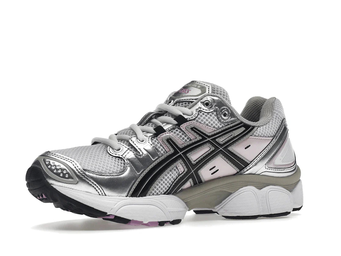 ASICS Gel-Nimbus 9 Weiß Schwarz Hellrosa (Damen)