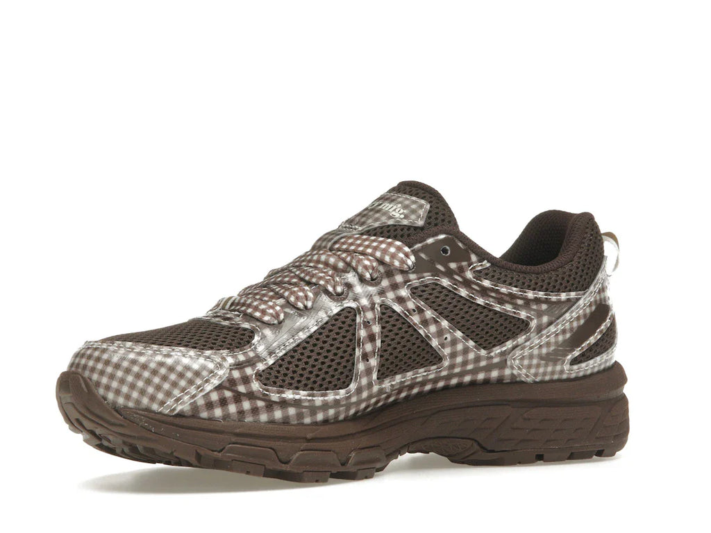 ASICS Gel-Venture 6-stöckiges Modell, rotbraunes Vichy-Karo