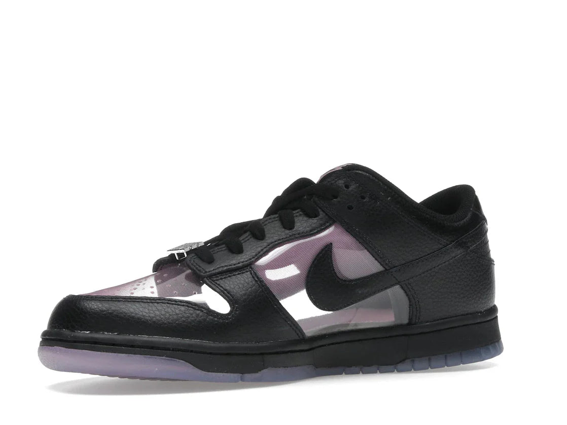 Nike Dunk Low Retro Transparent Schwarz Pink Rise