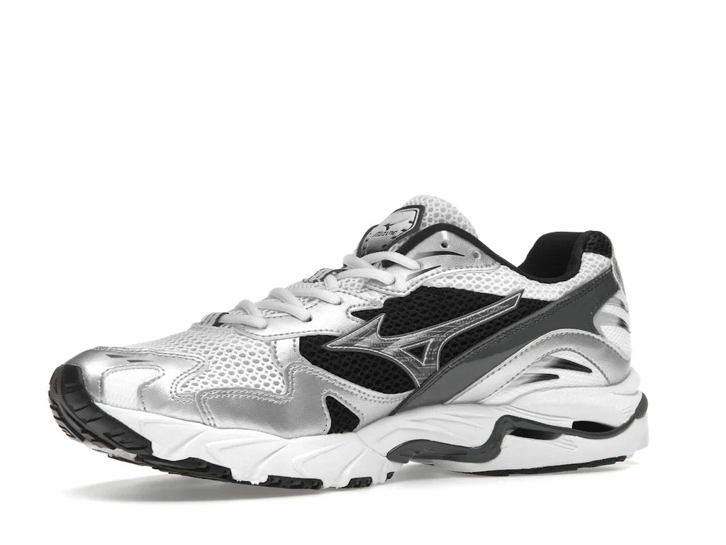 Mizuno Wave Rider 10 Weiß Silber Schwarz