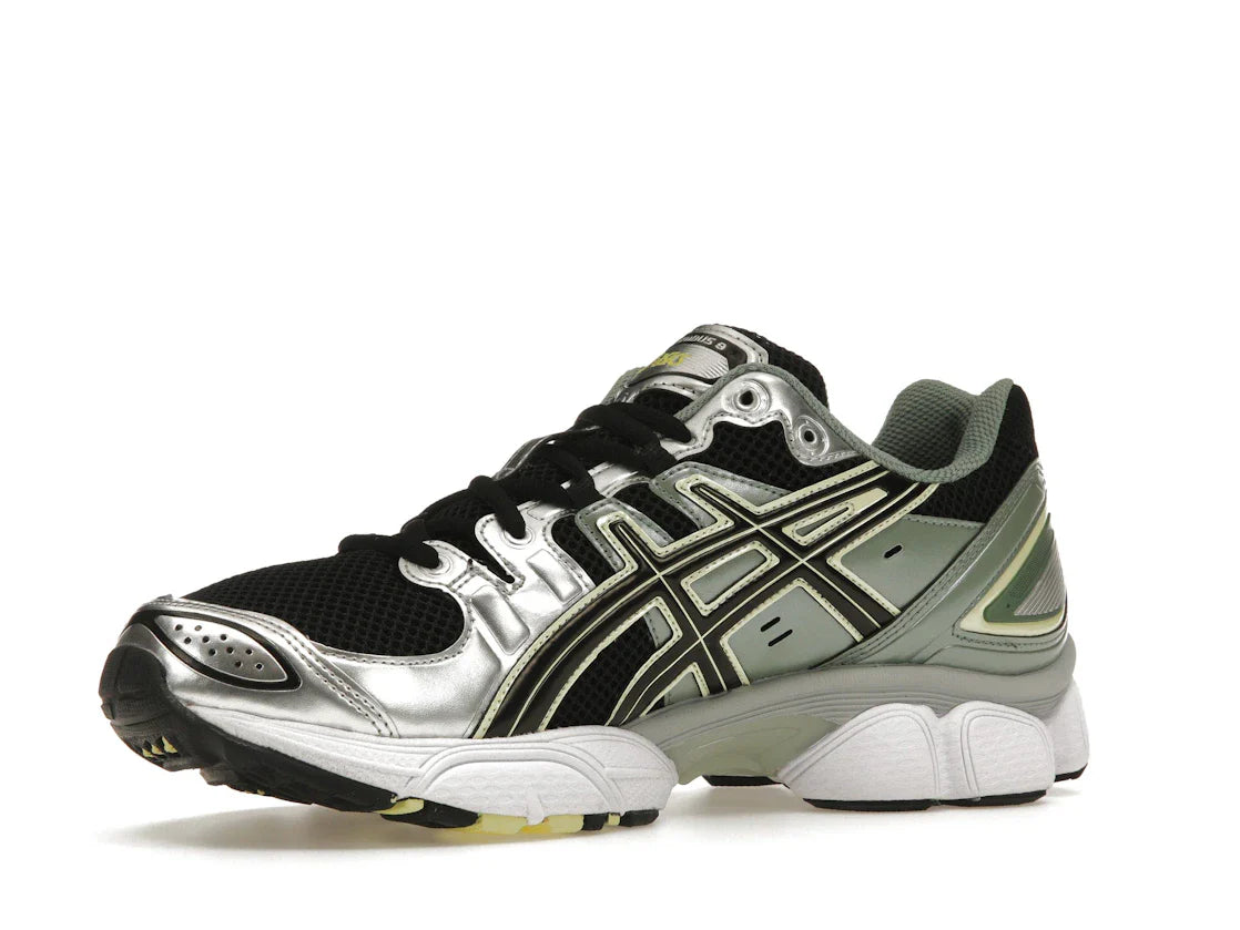 ASICS Gel-Nimbus 9 Schwarz Grün Gelb Silber