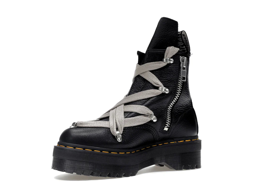 Dr. Martens 1460 Quad Ledersohle Pentagramm Jumbo Schnürstiefel Rick Owens Schwarz
