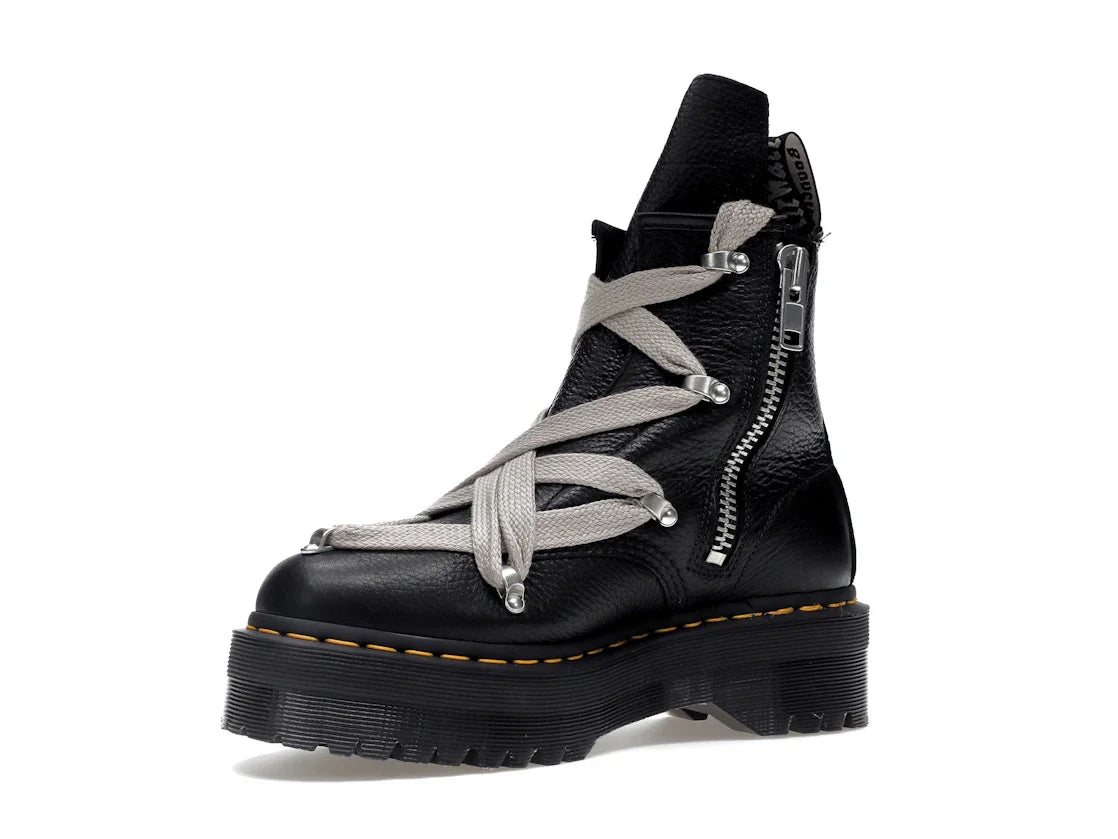 Dr. Martens 1460 Quad Ledersohle Pentagramm Jumbo Schnürstiefel Rick Owens Schwarz